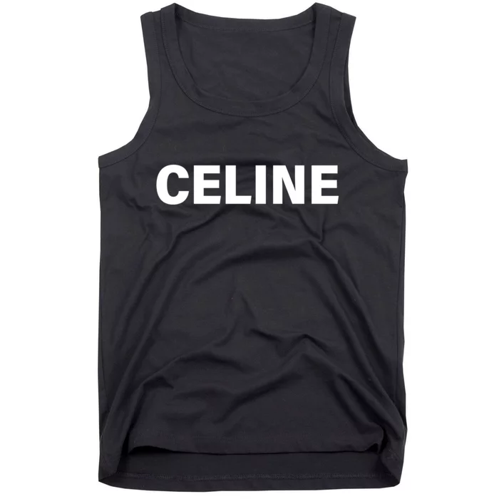 Celine Name Imprint Tank Top