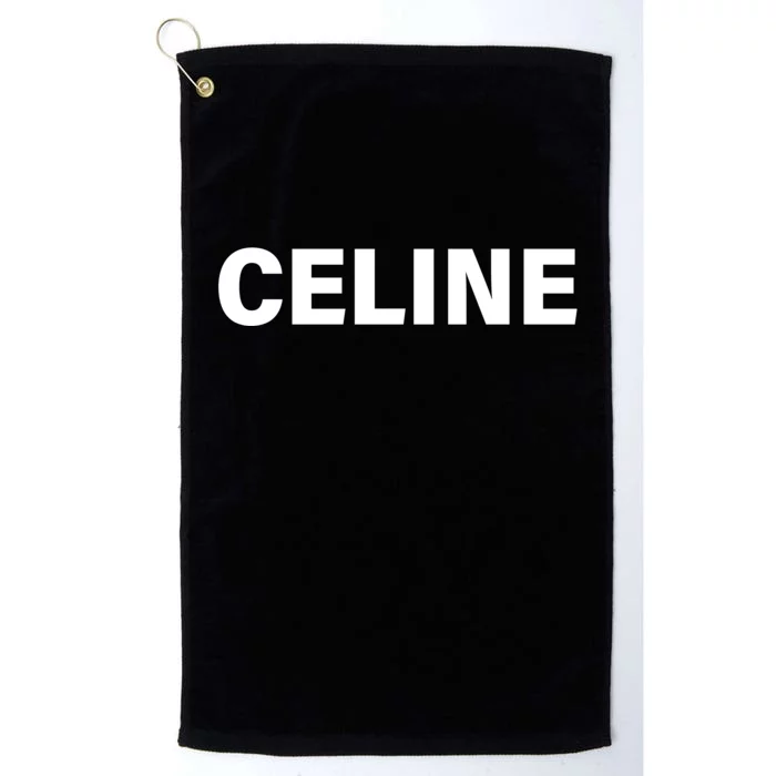 Celine Name Imprint Platinum Collection Golf Towel