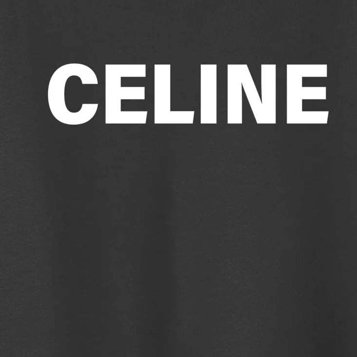 Celine Name Imprint Toddler T-Shirt