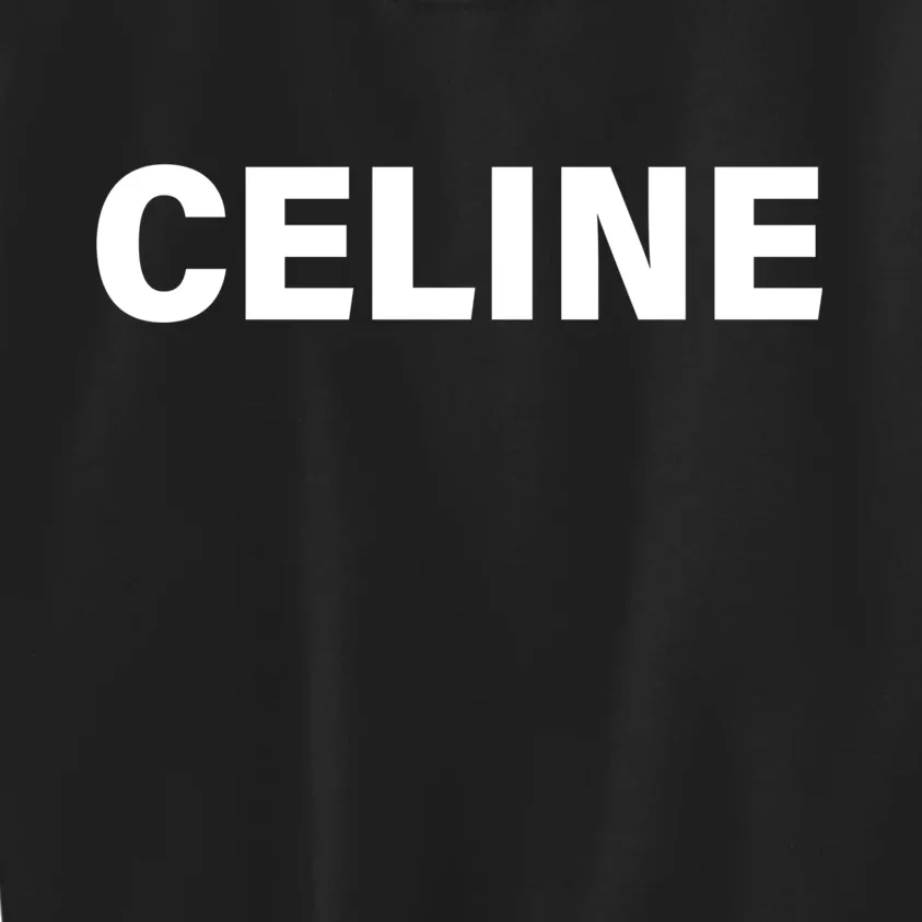 Celine Name Imprint Kids Sweatshirt