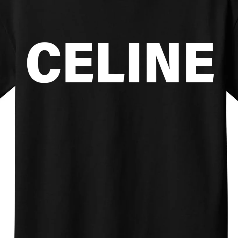 Celine Name Imprint Kids T-Shirt