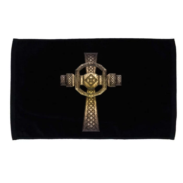 Celtic Irish Cross Microfiber Hand Towel