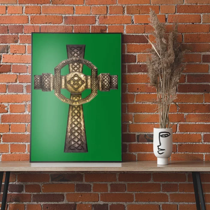 Celtic Irish Cross Poster