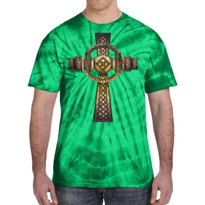 Celtic Irish Cross Tie-Dye T-Shirt