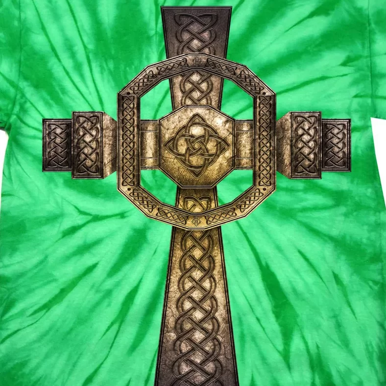 Celtic Irish Cross Tie-Dye T-Shirt