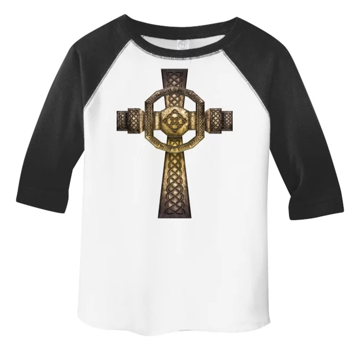 Celtic Irish Cross Toddler Fine Jersey T-Shirt