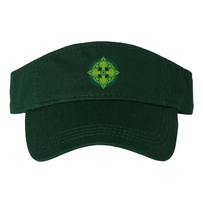 Celtic Knot Cross St. Patrick's Day Valucap Bio-Washed Visor