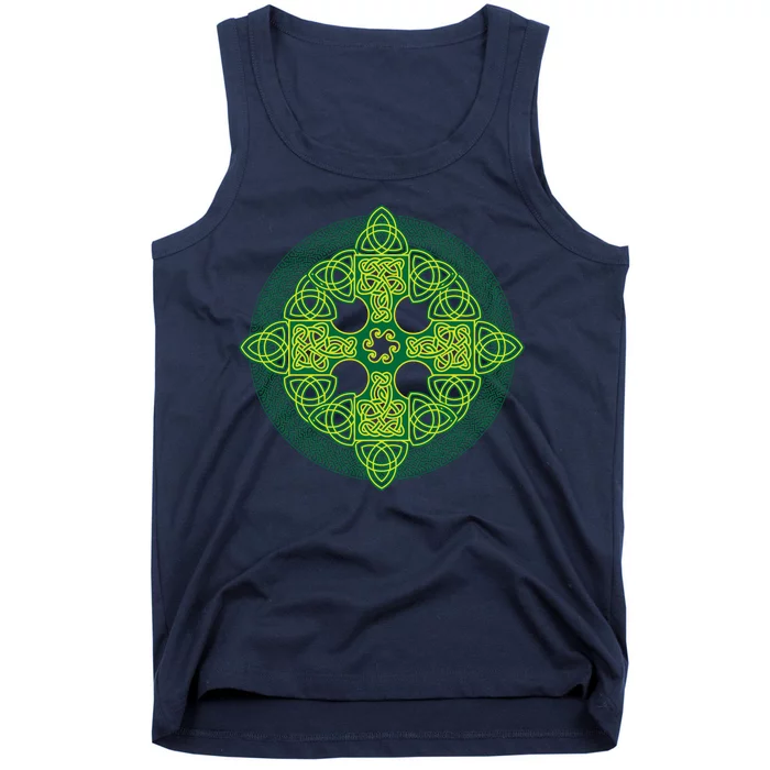 Celtic Knot Cross St. Patrick's Day Tank Top