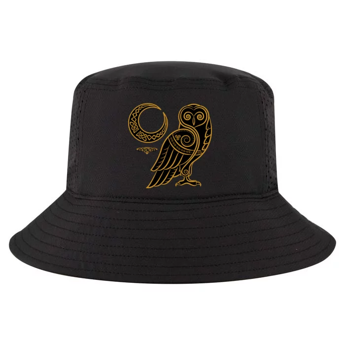 Celtic Knot Moon Owl Cool Comfort Performance Bucket Hat