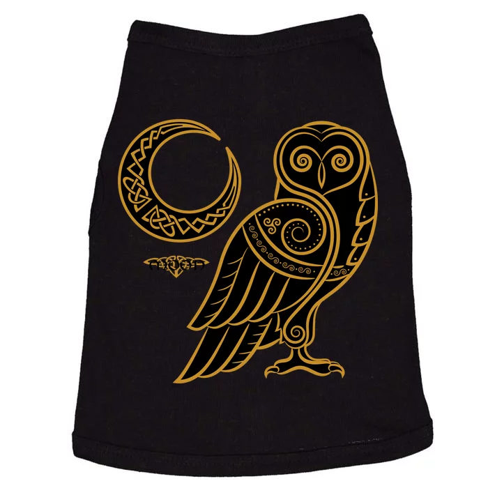 Celtic Knot Moon Owl Doggie Tank