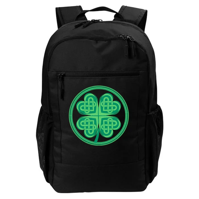 Celtic Pattern Shamrock Clover St Patrick's Day Daily Commute Backpack