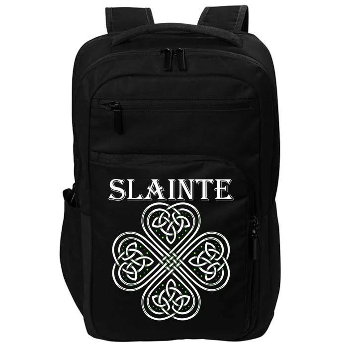 Celtic Slainte - Cheers Good Health From Ireland Impact Tech Backpack