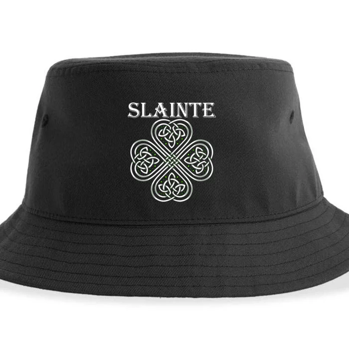 Celtic Slainte - Cheers Good Health From Ireland Sustainable Bucket Hat