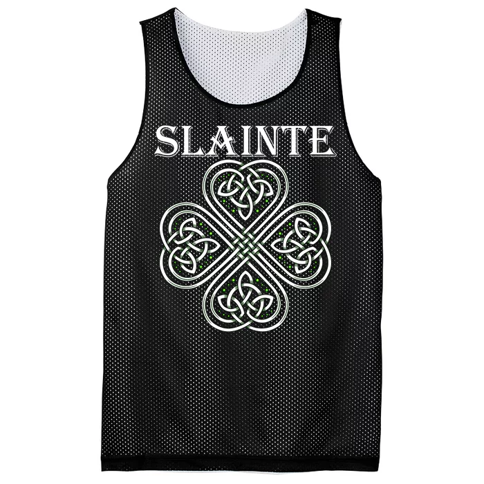 Celtic Slainte - Cheers Good Health From Ireland Mesh Reversible Basketball Jersey Tank