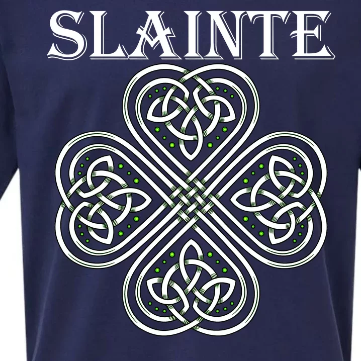 Celtic Slainte - Cheers Good Health From Ireland Sueded Cloud Jersey T-Shirt