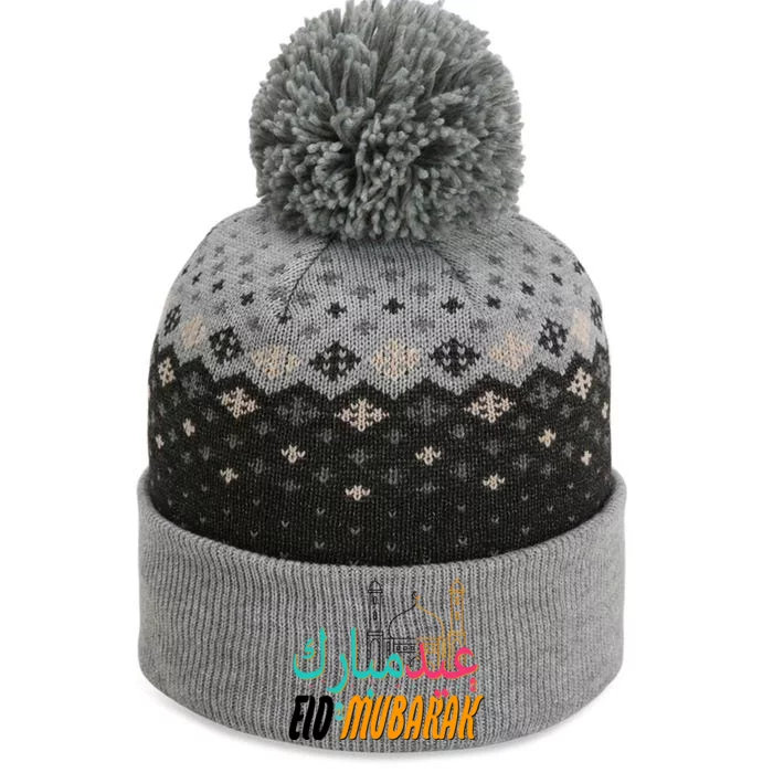 Celebrate Eid Mubarak Ramadan Kareem The Baniff Cuffed Pom Beanie