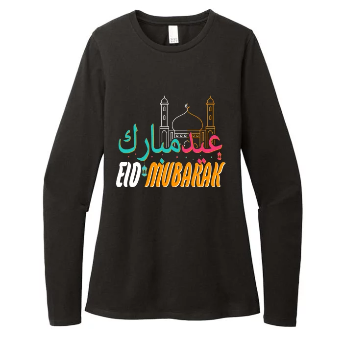 Celebrate Eid Mubarak Ramadan Kareem Womens CVC Long Sleeve Shirt