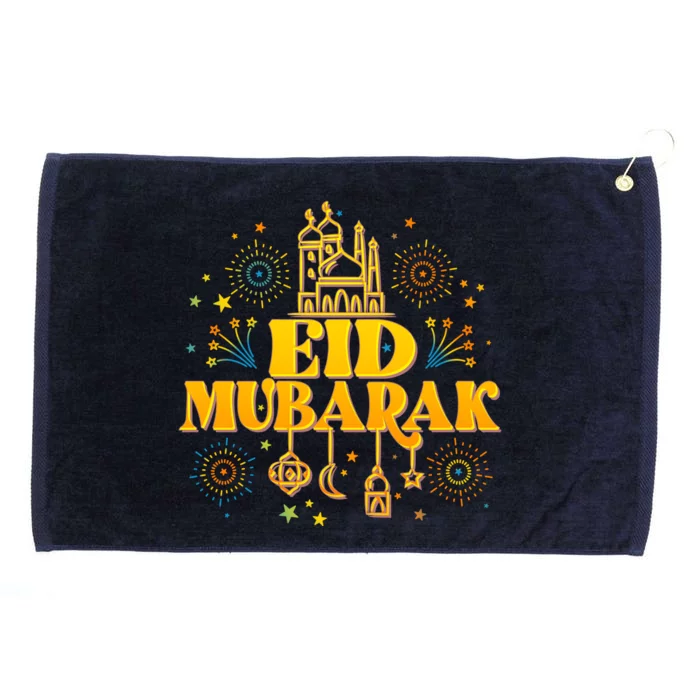 Celebrate EID MUBARAK Grommeted Golf Towel