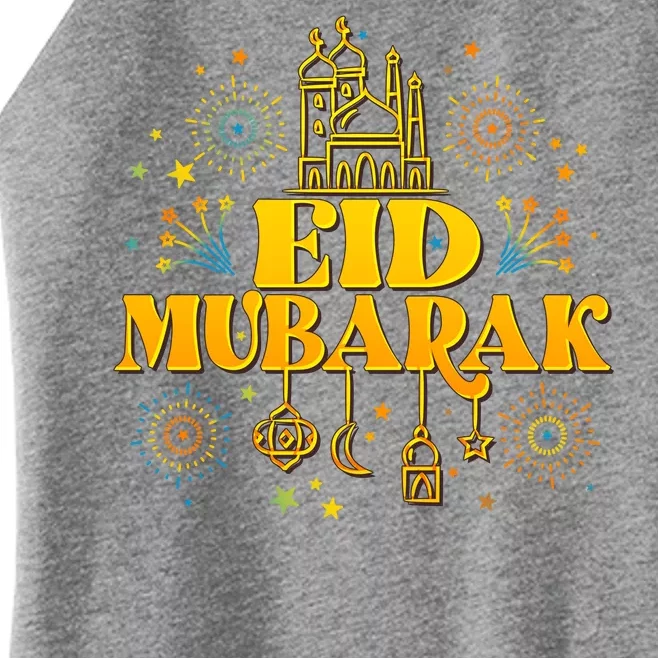 Celebrate EID MUBARAK Women’s Perfect Tri Rocker Tank