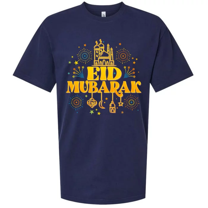 Celebrate EID MUBARAK Sueded Cloud Jersey T-Shirt