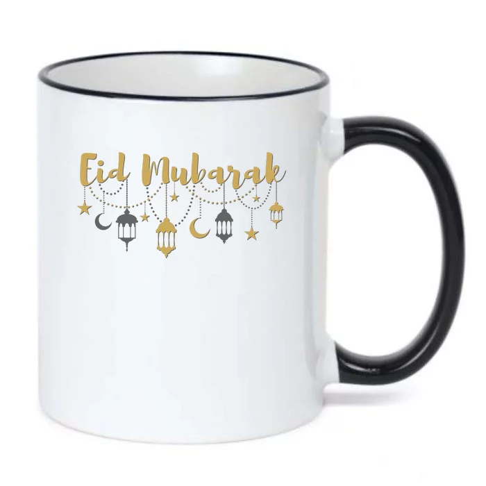 Celebrate Eid Mubarak Festival Black Color Changing Mug