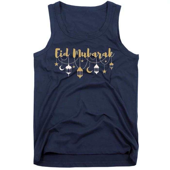 Celebrate Eid Mubarak Festival Tank Top