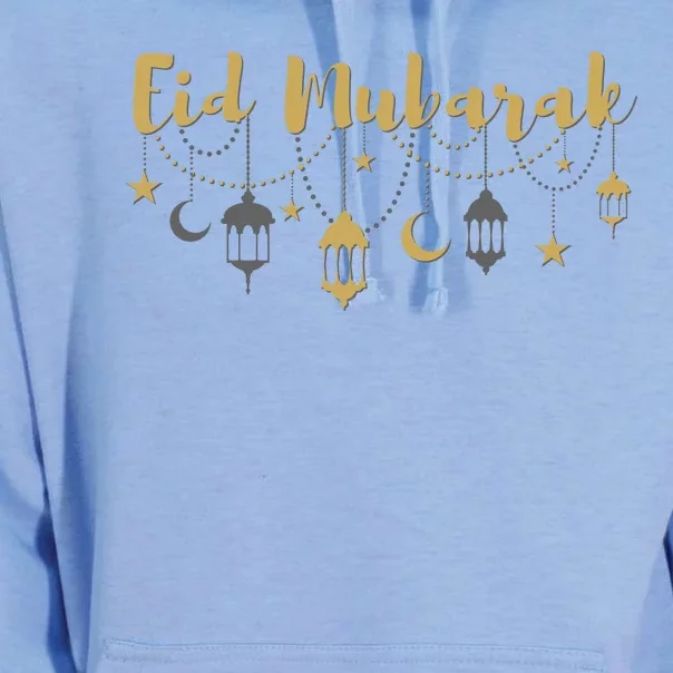 Celebrate Eid Mubarak Festival Unisex Surf Hoodie