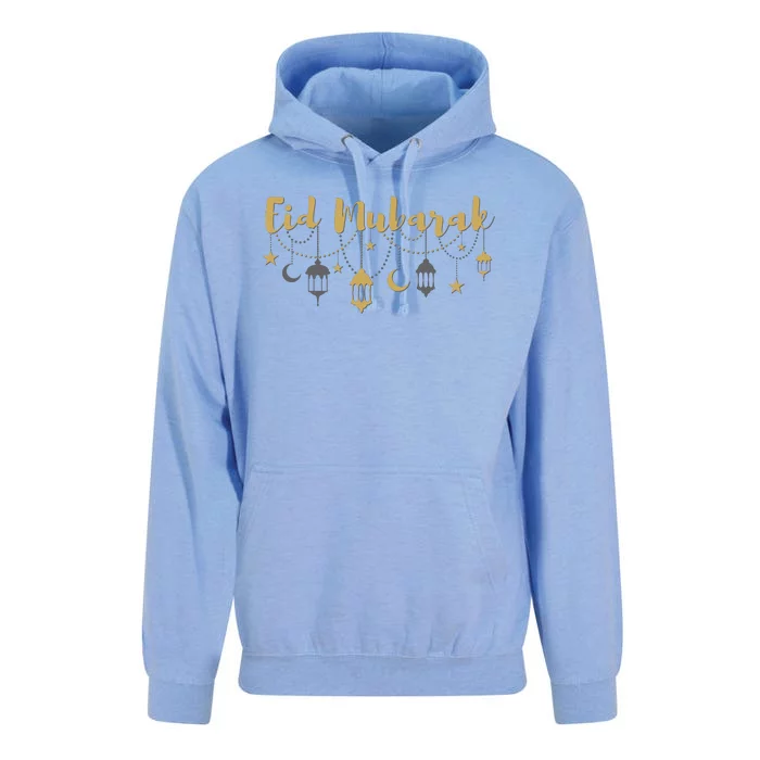 Celebrate Eid Mubarak Festival Unisex Surf Hoodie