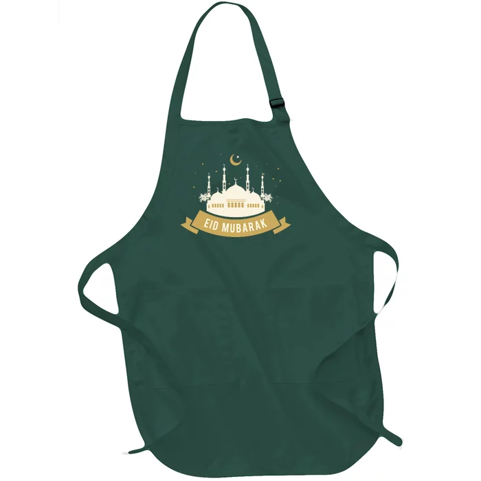 Celebrate EID MUBARAK Festival Full-Length Apron With Pocket