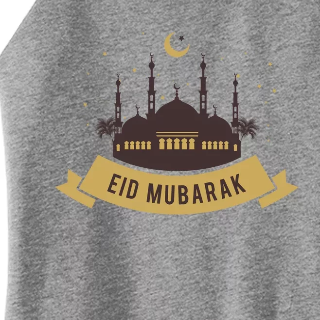 Celebrate EID MUBARAK Festival Women’s Perfect Tri Rocker Tank