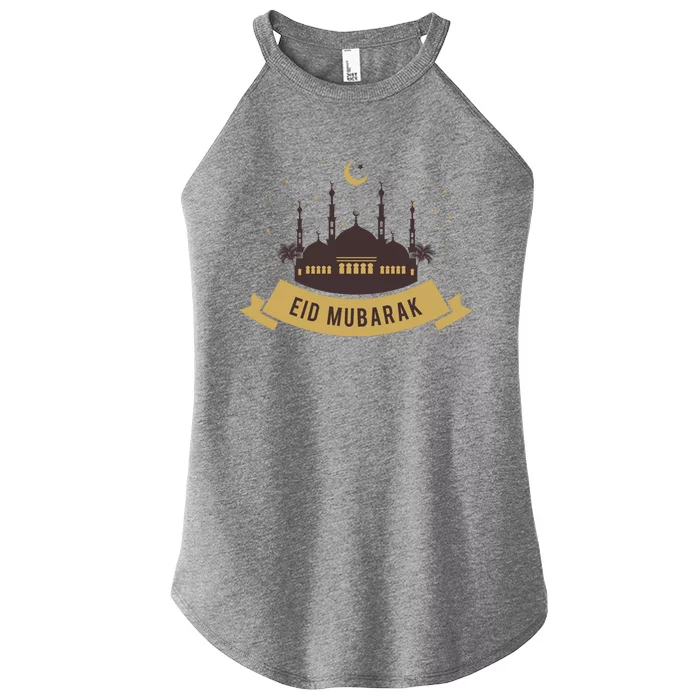 Celebrate EID MUBARAK Festival Women’s Perfect Tri Rocker Tank