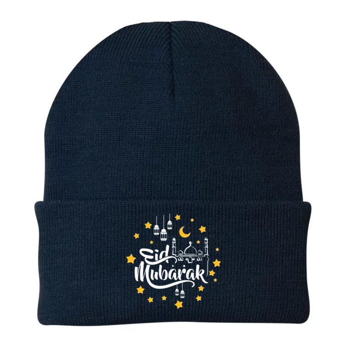 Celebrate Eid Mubarak Knit Cap Winter Beanie