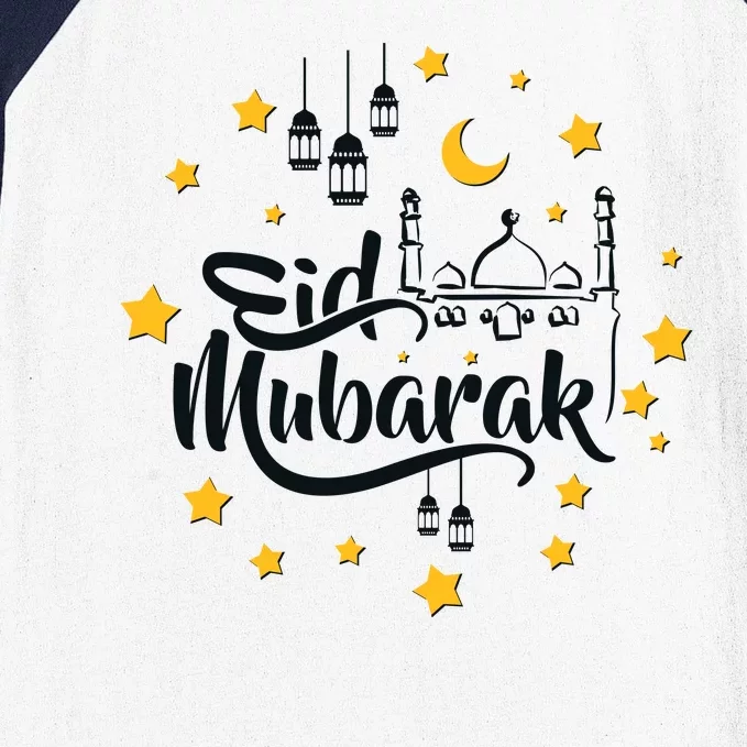 Celebrate Eid Mubarak Baseball Sleeve Shirt