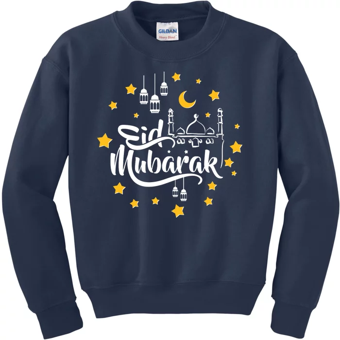 Celebrate Eid Mubarak Kids Sweatshirt