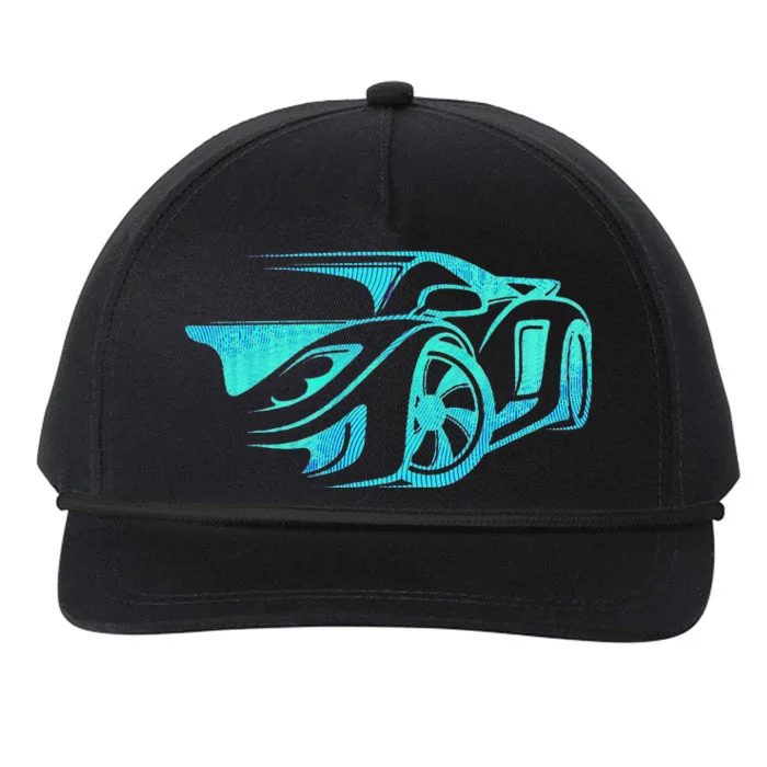 Car Enthusiast Muscle Car Gift Exotic Snapback Five-Panel Rope Hat