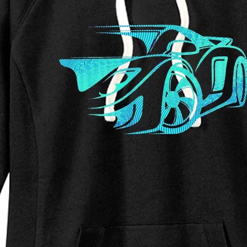 Car Enthusiast Muscle Car Gift Exotic Women's Fleece Hoodie