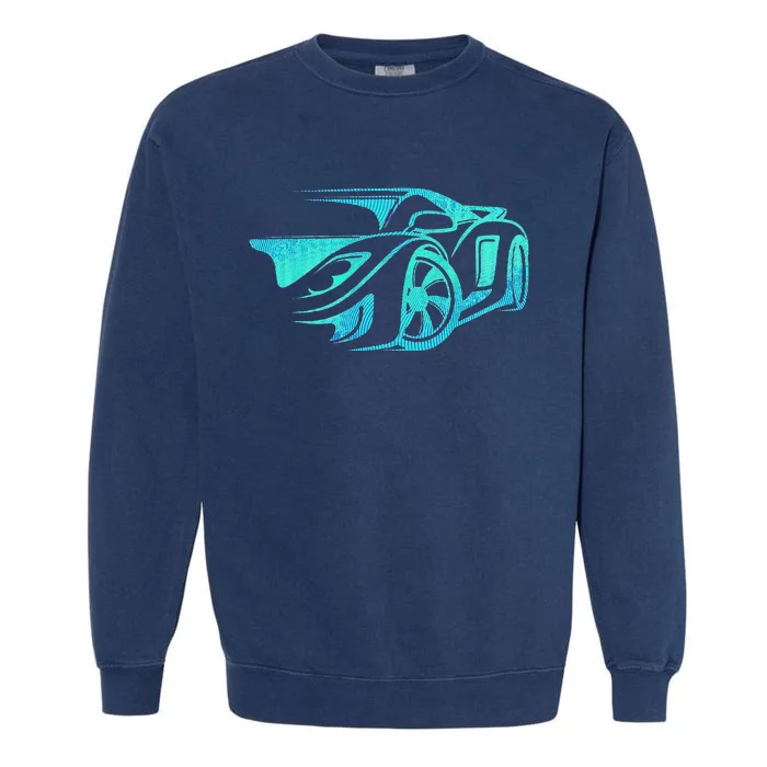 Car Enthusiast Muscle Car Gift Exotic Garment-Dyed Sweatshirt