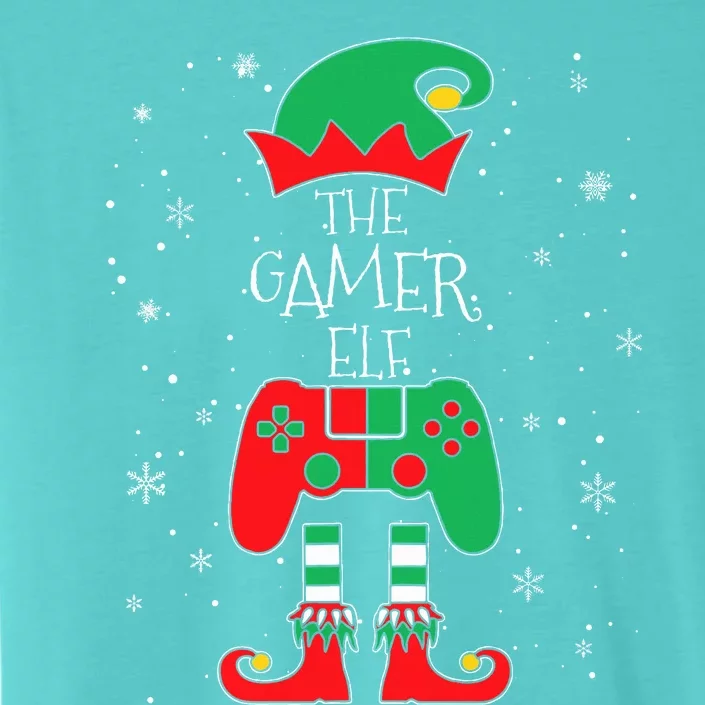 Christmas Elf Matching Gamer Family Gaming ChromaSoft Performance T-Shirt