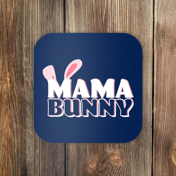 Cute Easter Mama Bunny Matching Family Shirts Coaster