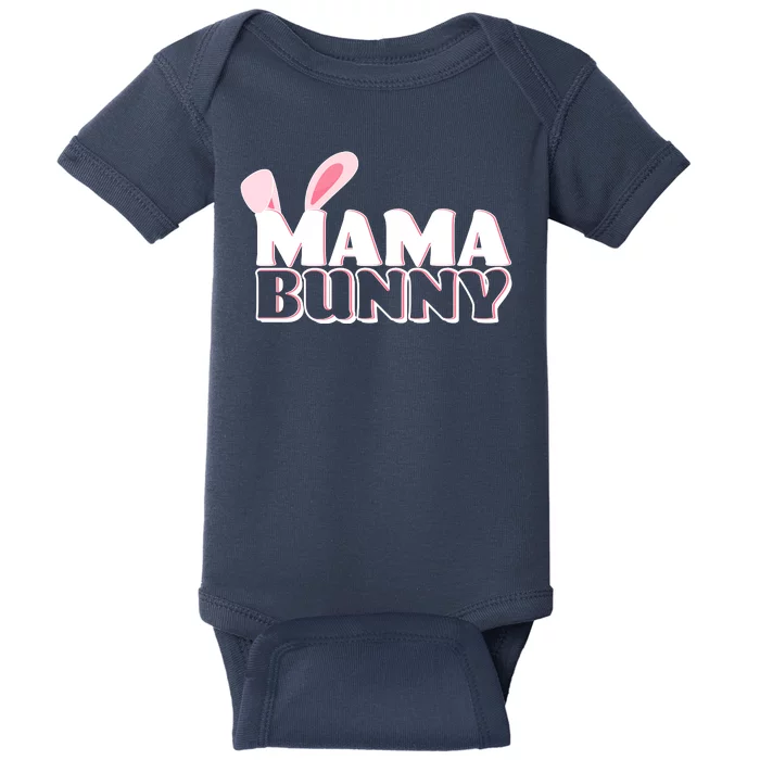 Cute Easter Mama Bunny Matching Family Shirts Baby Bodysuit