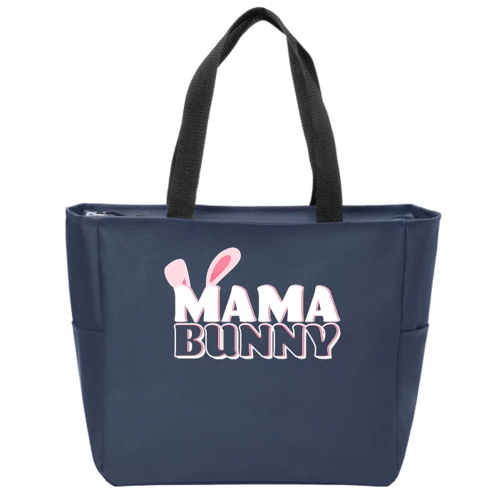 Cute Easter Mama Bunny Matching Family Shirts Zip Tote Bag