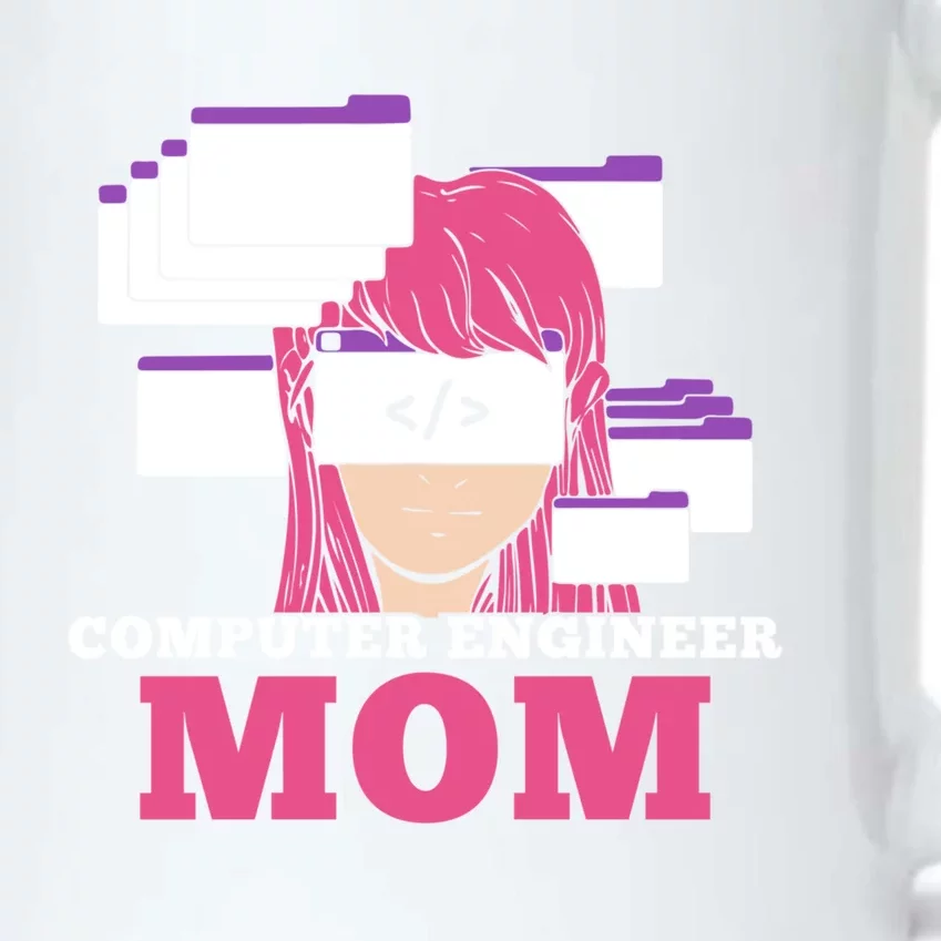 Computer Engineer Mom Coder Coding Programmer Programming Gift Black Color Changing Mug