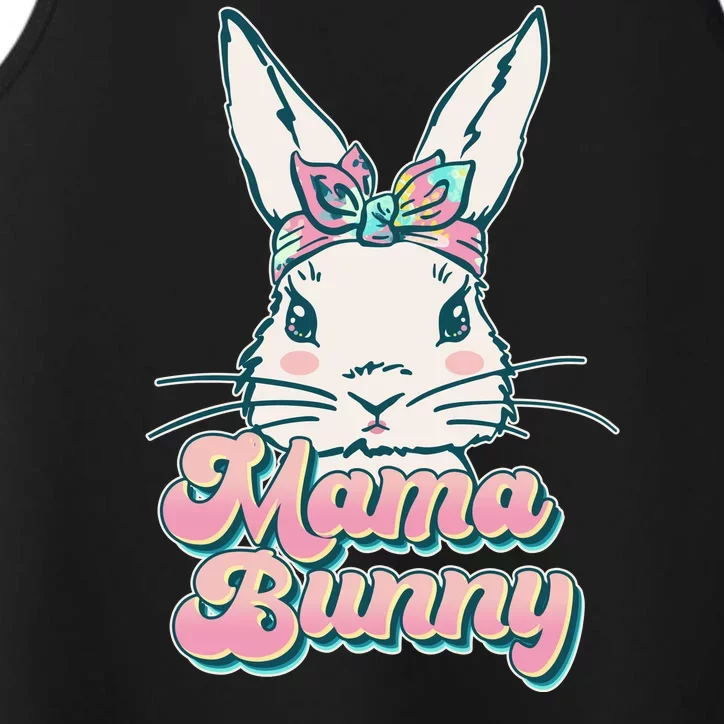 Cute Easter Mama Bunny Performance Tank