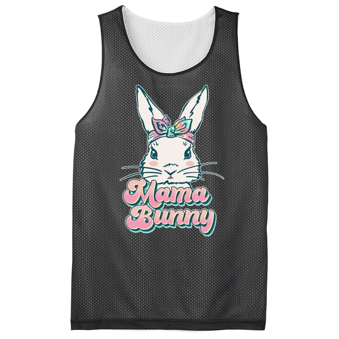 Cute Easter Mama Bunny Mesh Reversible Basketball Jersey Tank