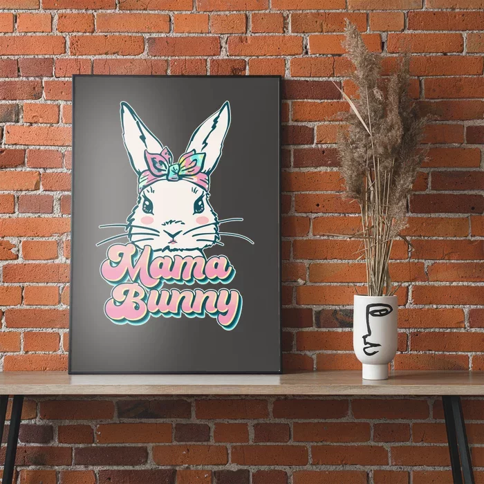 Cute Easter Mama Bunny Poster