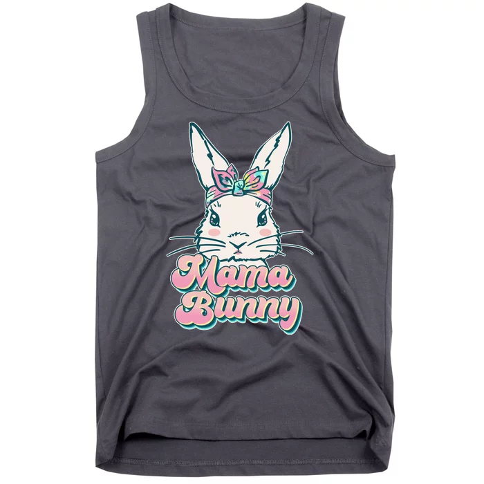 Cute Easter Mama Bunny Tank Top