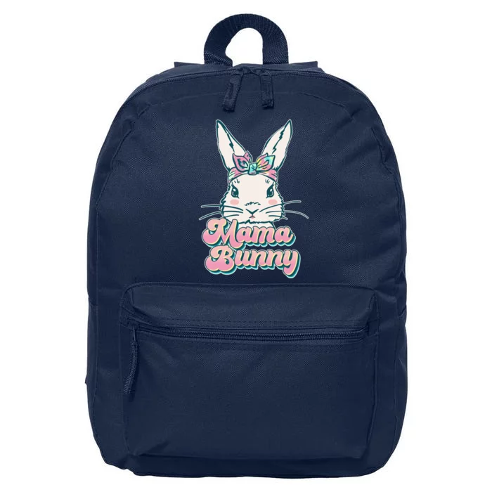 Cute Easter Mama Bunny 16 in Basic Backpack