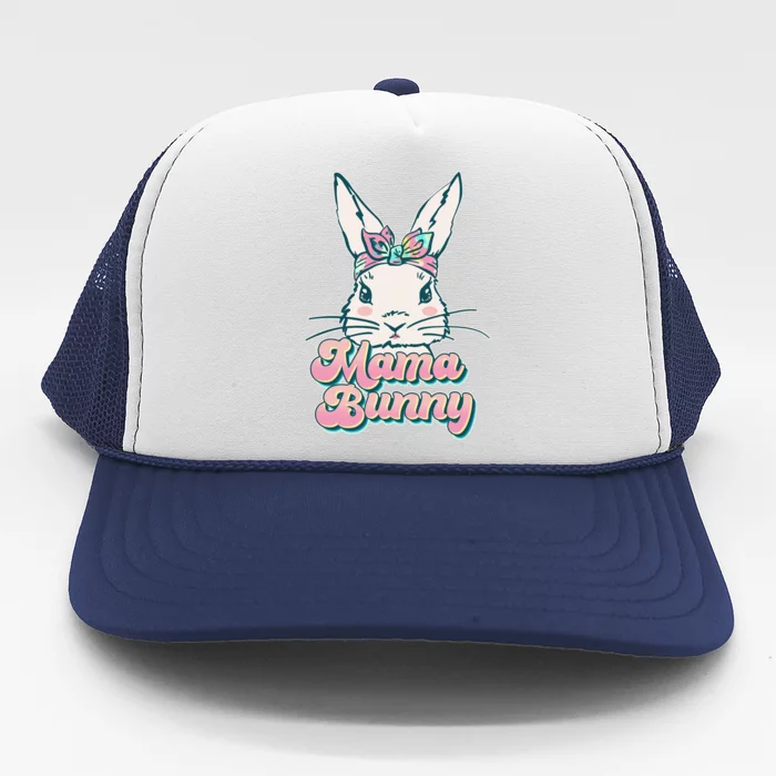 Cute Easter Mama Bunny Trucker Hat