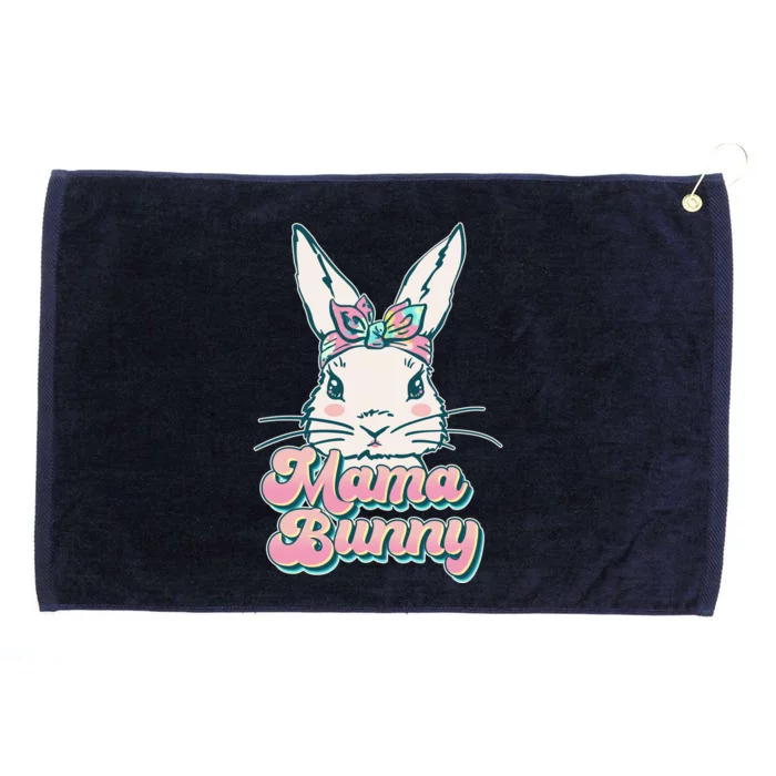 Cute Easter Mama Bunny Grommeted Golf Towel