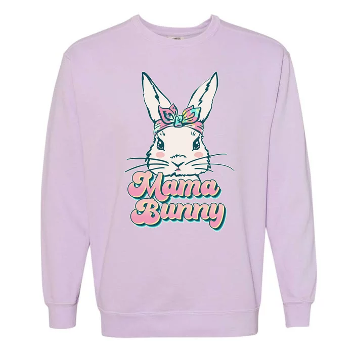 Cute Easter Mama Bunny Garment-Dyed Sweatshirt